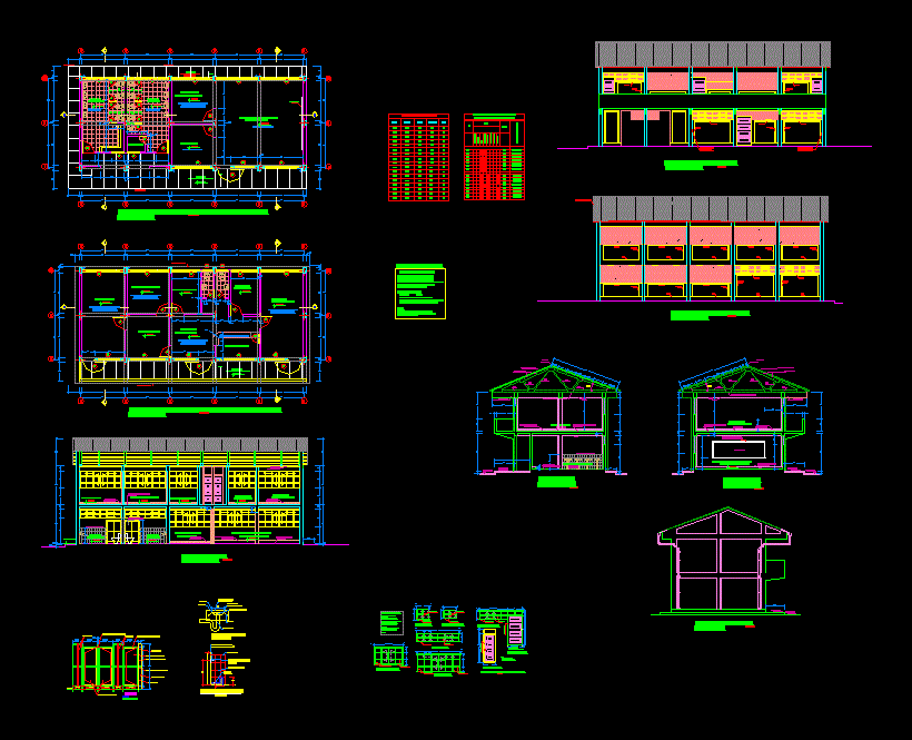 Проект детского сада autocad