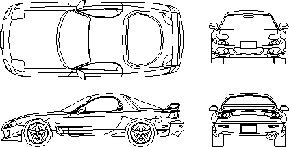 Чертежи mazda rx 7