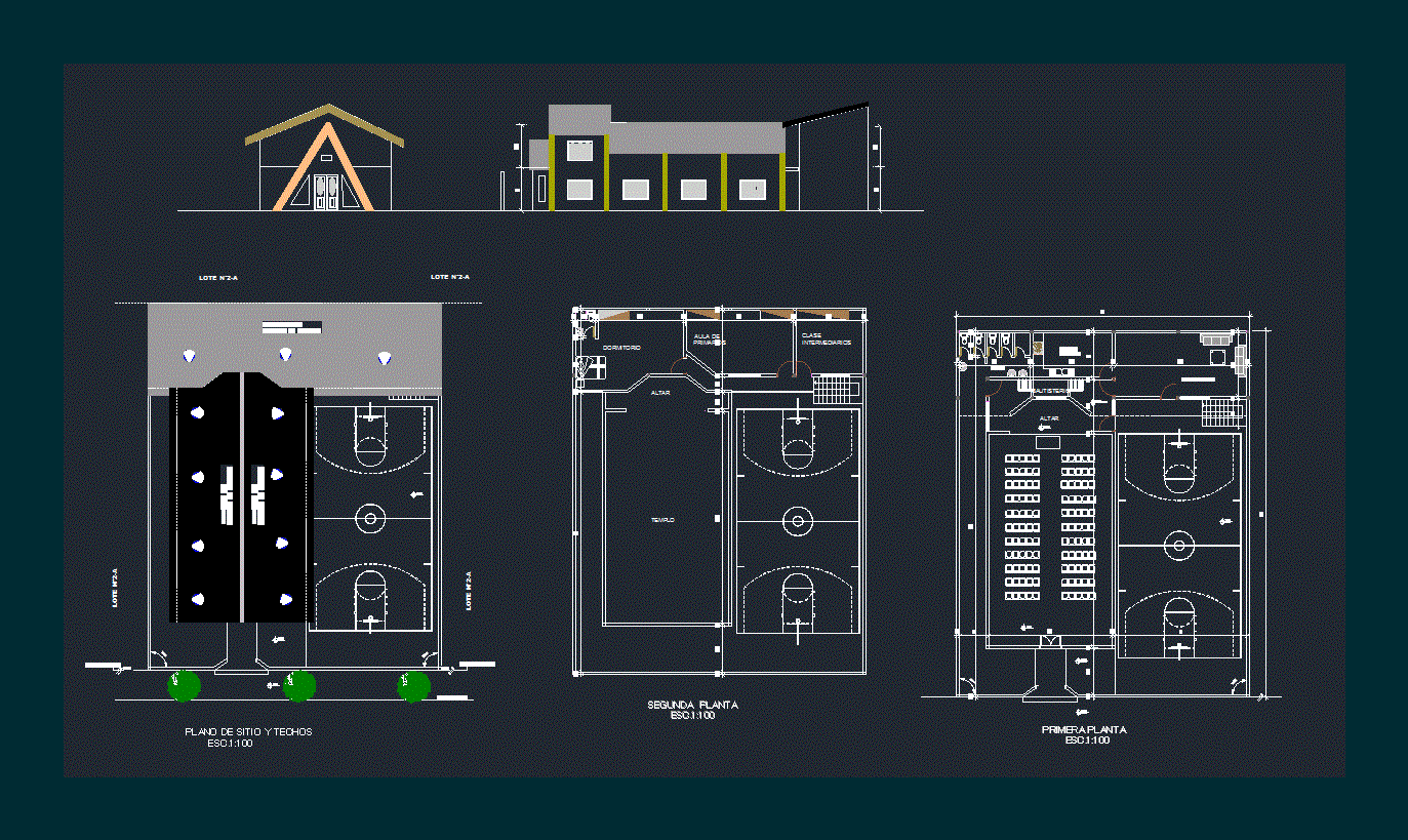 Детская площадка чертеж dwg