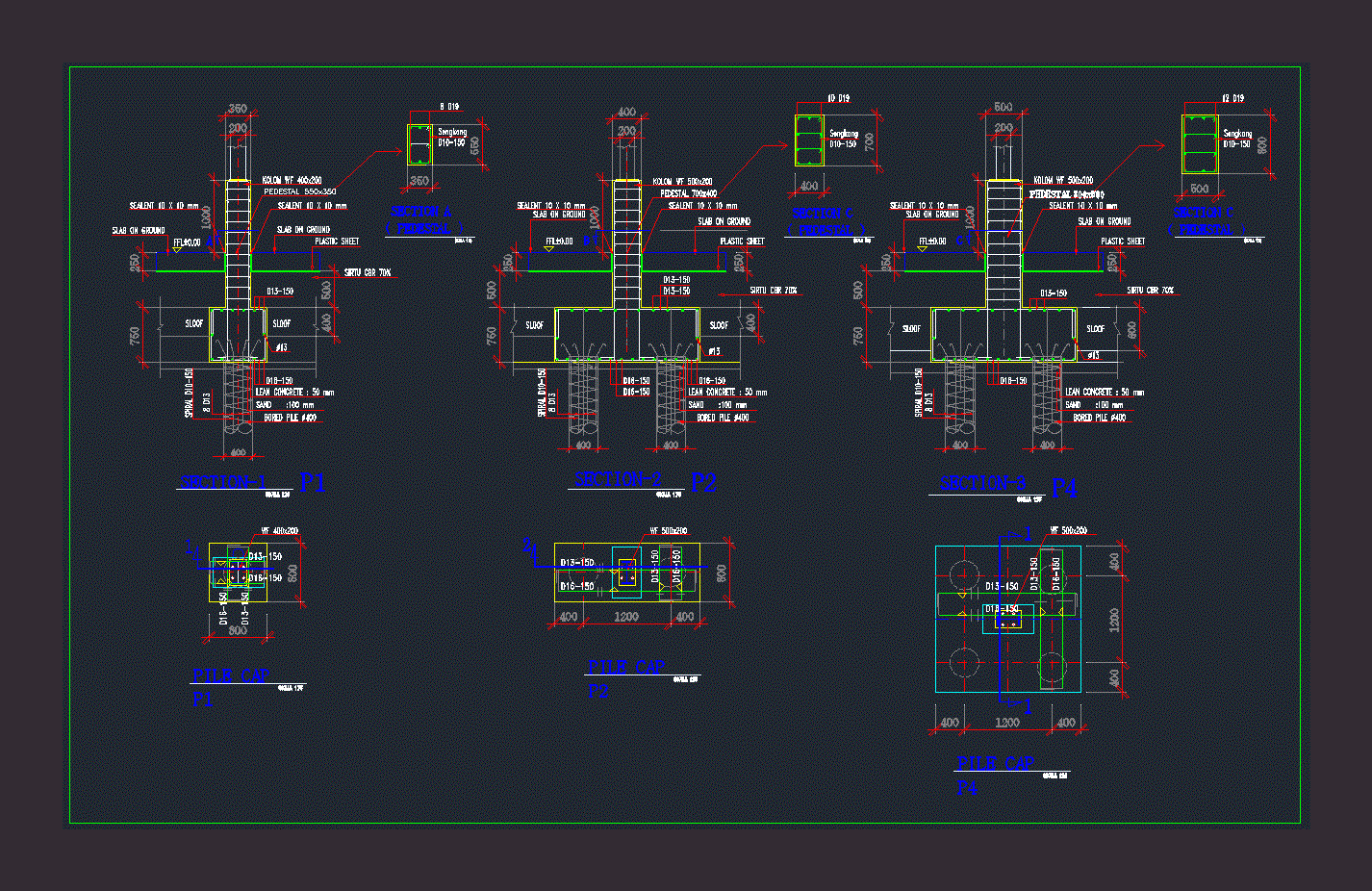 Бетон автокад. Foundation панель владения. Concrete Manufacturing dwg.