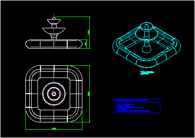 Чертежи фонтанов в автокаде