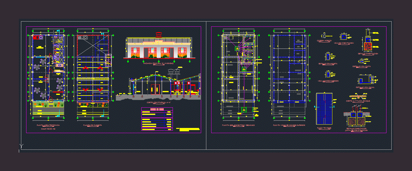 Проект детского сада autocad