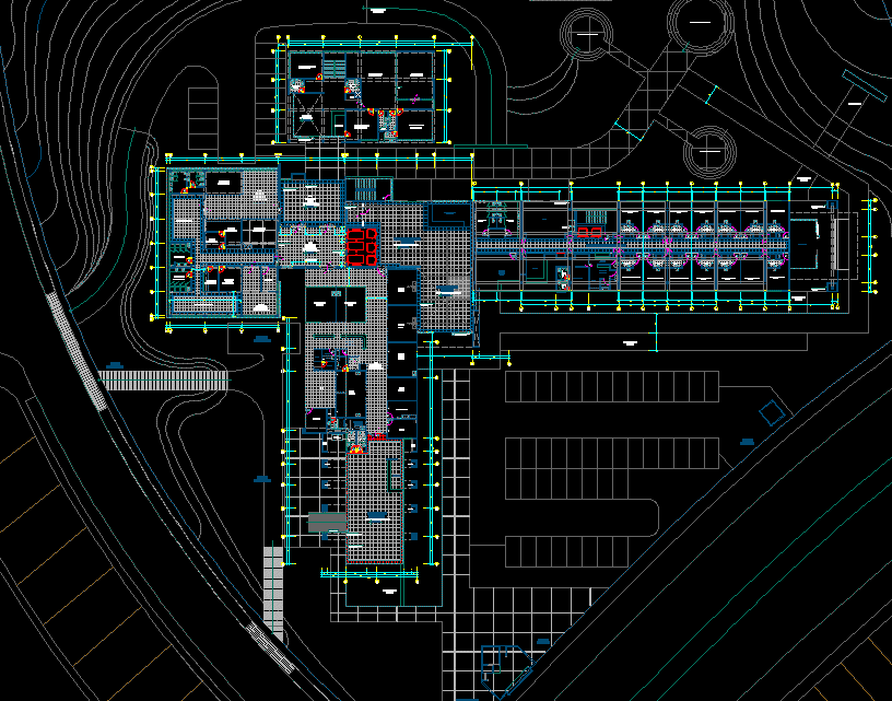 Dwg проект поликлиники