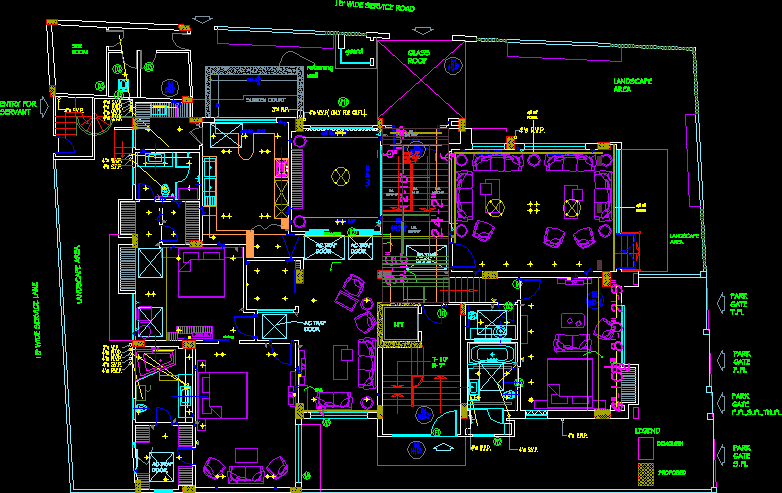 План дома autocad