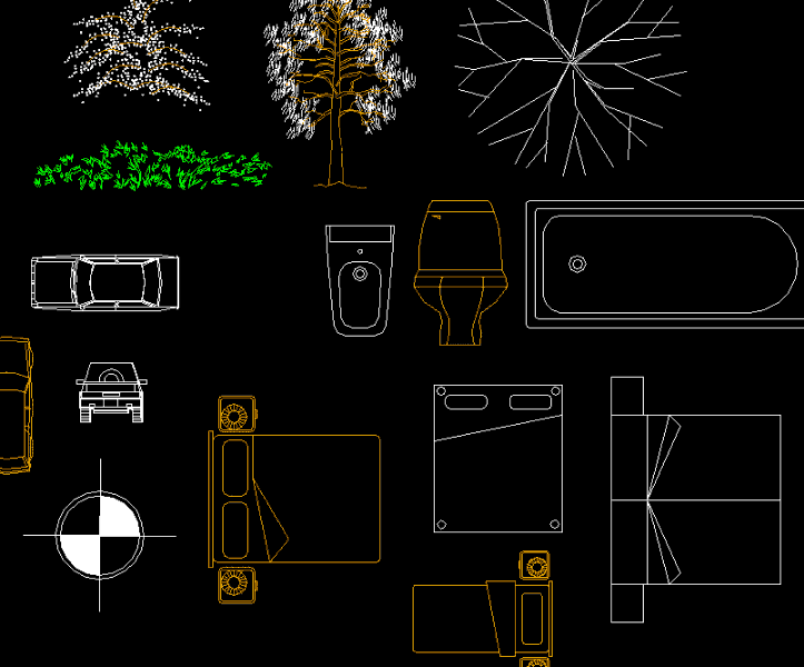 Скамейки блоки dwg