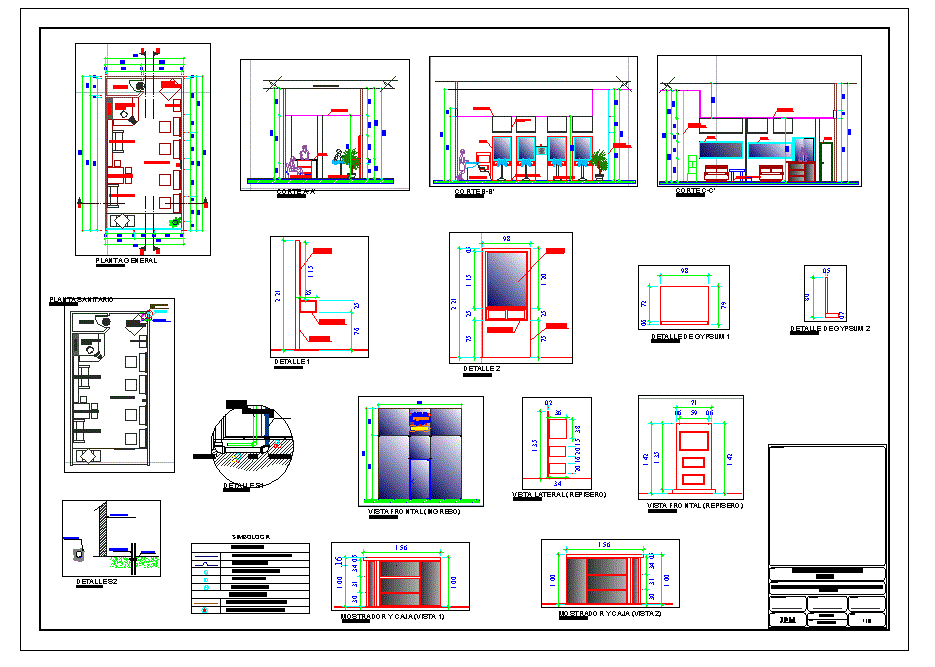 Проект торгового центра автокад