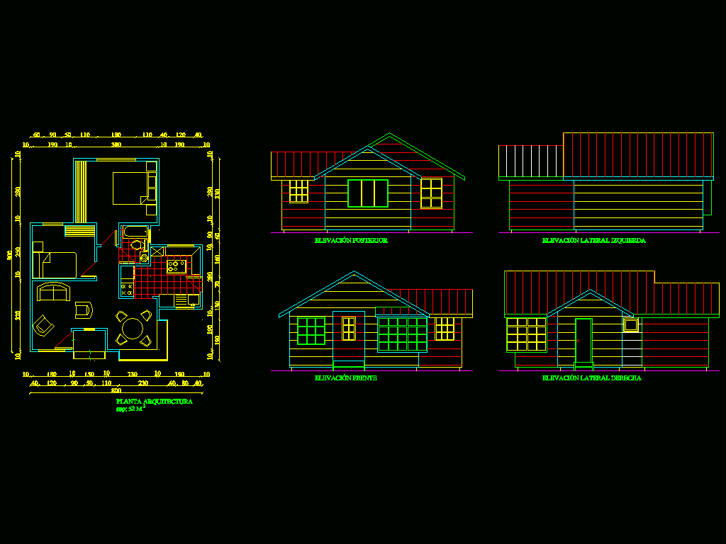 Autocad проект дома