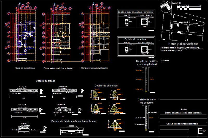 План в автокаде. IEC detail Design Structural schemes.